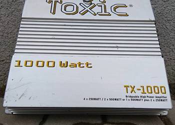 TOXIC TX 1000 - Wzmacniacz samochodowy 1000 W / 40A car audio