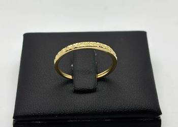Nowy Złoty Pierścionek pr 585 1,29g (Rozmiar 14)