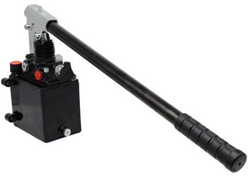 POMPA HYDRAULICZNA Ręczna Jednostronna 25cm3 PRB + ZBIORNIK 1L [4363]