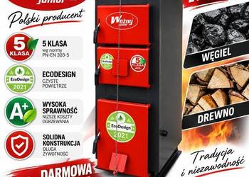Kocioł piec c.o. na węgiel 10kW do 100m2 5 klasa ecodesign darmowa dostawa