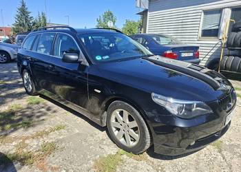 BMW E61 2.5i, 218KM, 2005r, skóra, xenon, navi, panorama, klimatronik