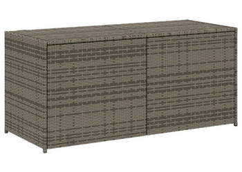 Skrzynia ogrodowa szara 283L polirattan WM-365314