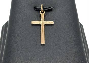 Złota Zawieszka Próby 585 0,86g Krzyż Krzyżyk