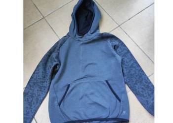bluza polar dziecięca z kapturem sportowa narciarska kangurka kieszenie