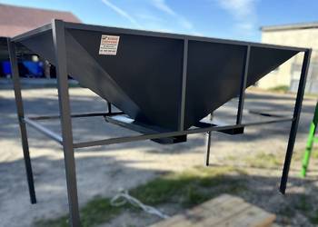 Kosz zasypowy, paczkarka, Zasobnik, Bufor przyjęciowy do big bag 2m3