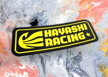 Naklejka HAYASHI RACING 15 x 5 cm drift slap