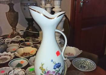 Dzbanek do wody, z bukietami kwiatów .Hackefors, Sweden