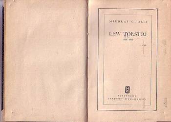 (0102) LEW TOŁSTOJ (1828 – 1910) – MIKOŁAJ GUDZIJ