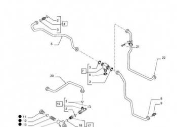 New Holland T6010 T6090 T6070 Zawór obejściowy 5196644