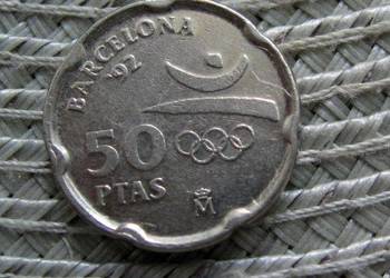 Hiszpania 50 Peset 1992r - Logo Olimpijskie
