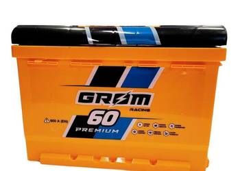 Akumulator 60Ah 600A GROM RACING  EN PRAWY PLUS