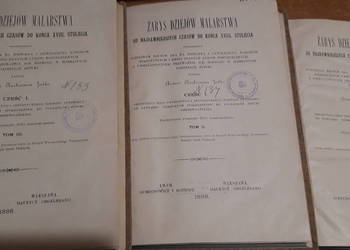 Zarys Dziejów Malarstwa,1-3 -Narkiewicz Jodko-1888unikat