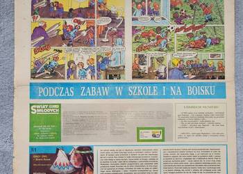 Świat Młodych 130/1986 rok - komiks PZU Zachowaj Ostrożność, Szarlota Pawel