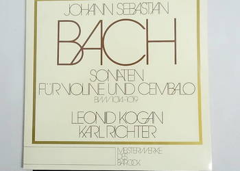 J.S. Bach – Sonaten Für Violine Und Cembalo (2LP) | Leonid Kogan, Karl Rich