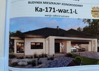 Projekt domu Ka 171 war.1 odbicie lustrzane