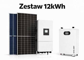 Zestaw budżetowy 12kWh LV (panele, inwerter 3 fazy, magazyn 10 kWh)