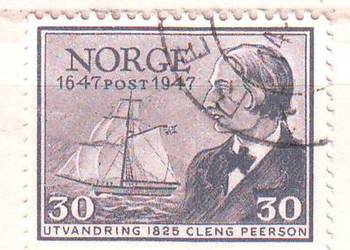 Zn. Norwegia Mi 327, 33 kas 1947
