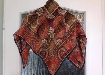 APASZKA, chusta kolorowa, w stylu boho, wzór paisley, lekka, cienka