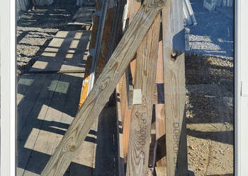 OKNA KacprzaK Witryna 107X148 FIX Używany PCV Plastikowy