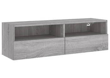 Ścienna szafka TV szary dąb sonoma 100x30x30 cm WM-836892