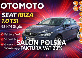 Seat Ibiza Style 2023 Salon Polska 1Właściciel Bezwypadkowy ASO SUPER STAN…