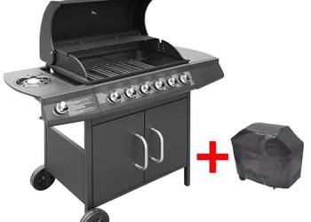 vidaXL Grill gazowy, palniki 6+1 (273792)