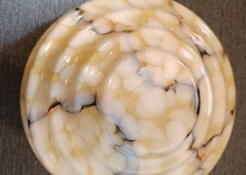 Stara piękna lampa plafon marmurek Art deco