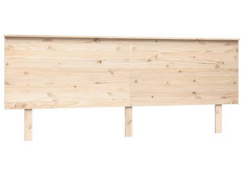 Wezgłowie łóżka 204x6x825 cm lite drewno sosnowe WM-819190