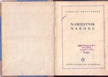 (9727) NAMIESTNIK NARODU – TADEUSZ ŁOPALEWSKI