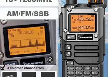 Quansheng K5(8) 18-1200MHz Lotnicze FM AM SSB Radiotelefon Skaner