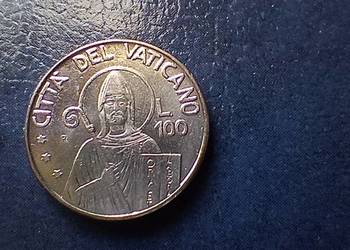 Stare monety 100 lir 1990 Watykan