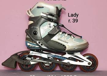 Rolki Turbine Motorsport - damskie - r. 39 / Quick Lace [R27]