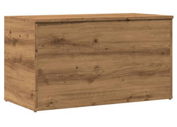 Skrzynia dąb artisan 84x42x46 cm materiał drewnopochodny WM-856569