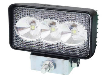 LAMPA ROBOCZA LEDOWA SZEROKA  3 LED, MOCNA 3X10W, 12-36V, 110X80X46MM,