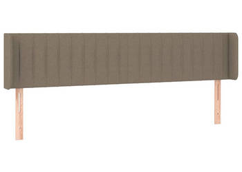 Zagłówek uszak taupe 183x16x78/88 cm tkanina WM-3119024