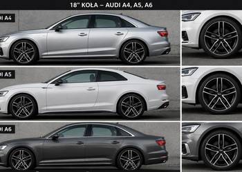 18 cali Audi A4 A5 A6 A7 VW Arteon Passat felgi koła komplet 5x112 ET35 8J