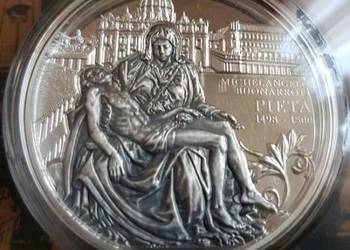 2019 Niue Island 5$ Arcydzieła sztuki rzeźbiarskiej - Pieta