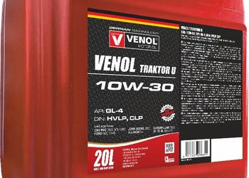 Olej hydrauliczno - przekładniowy VENOL TRAKTOR U HVLP CLP GL 4 10W30 20L V