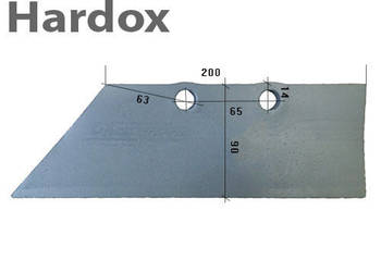 Lemiesz przedpłużka HARDOX 10782/L części do pługa GOIZIN