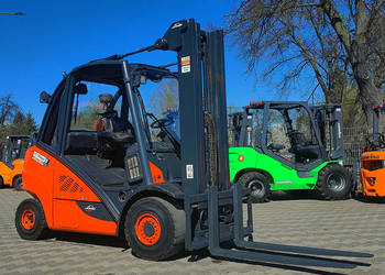 Wózek widłowy Linde H30D-02 diesel 3 tony triplex 5,5 m | 2015