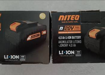 Nowa bateria / akumulator NITEO 20V, 4Ah, gwarancja
