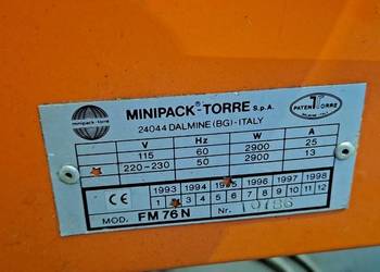 Zgrzewarka Minipack Torre FM76N