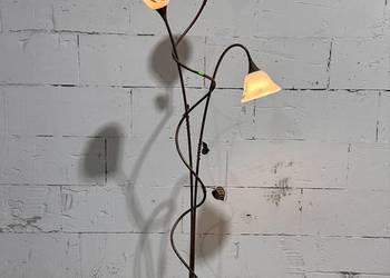 Stylizowana Lampa Podłogowa Florencka / Retro 3-Punktowa (Postarzane Złoto