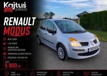 Renault Modus *2006R* 1.51B #ŁADNY# Stan B.DOBRY #Opony Lato/Zima