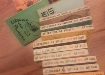 „Literatura na świecie” miesięcznik (razem 5 numerów) „Literatura na świecie” miesięcznik (razem 5 numerów)