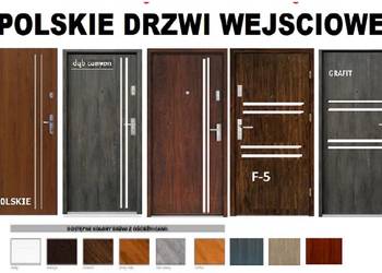 Drzwi z montażem ZEWNĘTRZNE wejściowe antywłamaniowe