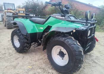 kawasaki klf 300 4x4 wyciagarka transport