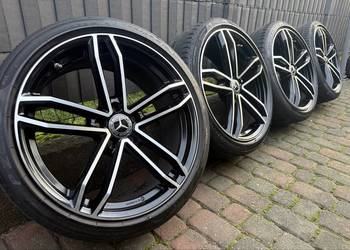 19 cali Mercedes C klasa W205 felgi koła komplet 5x112 czujniki ET45