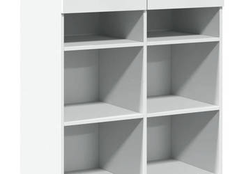 Szafka biała 80x425x93 cm materiał drewnopochodny WM-3281476