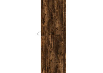 Wysoka szafka z LED przydymiony dąb 415x325x200 cm WM-3307902